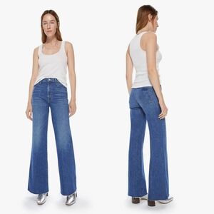 Mother Superior The Hustler Jeans Roller Heel Fray Perfect Drug Size 29